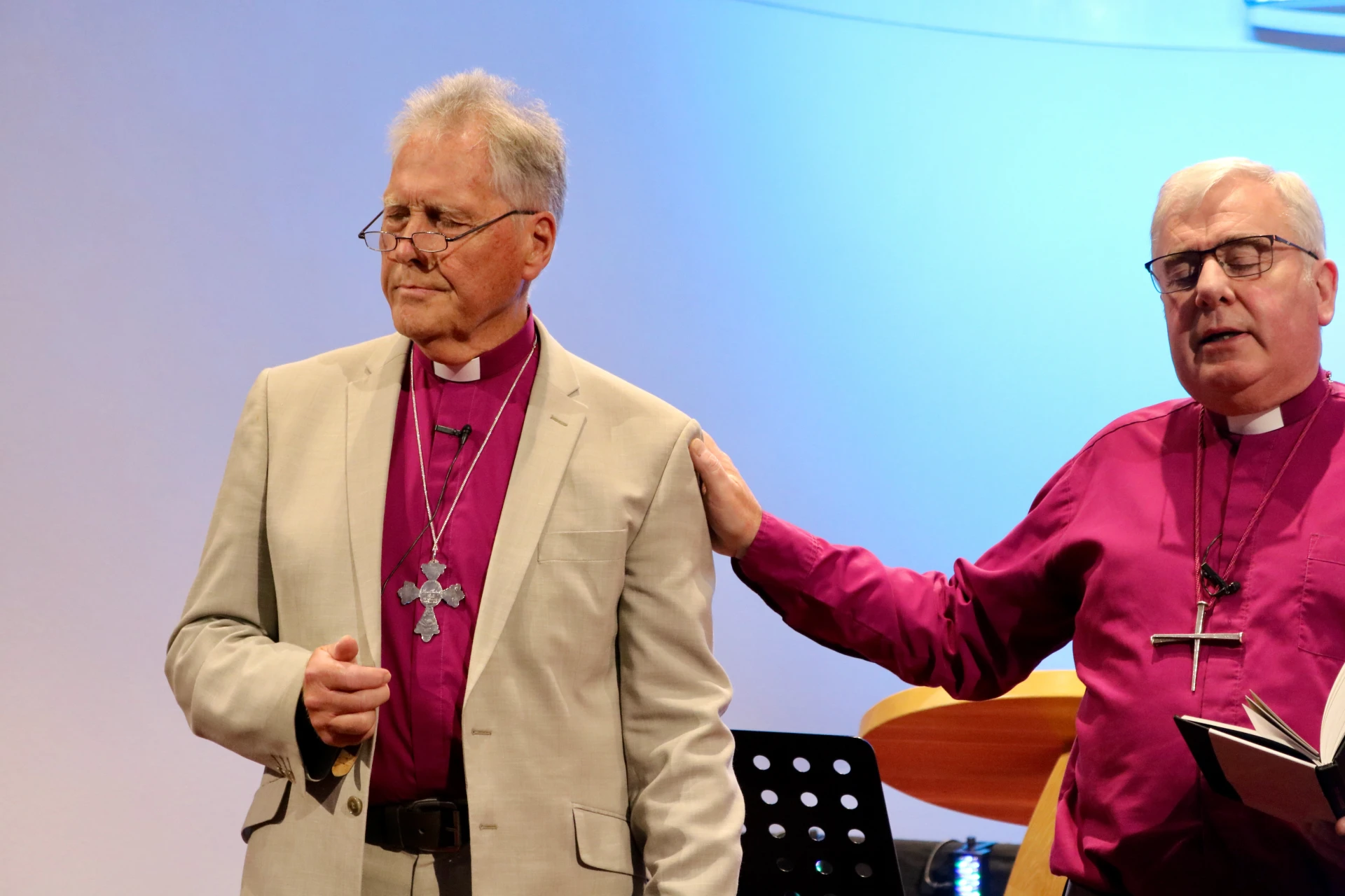 Praying for Bishop Stuart