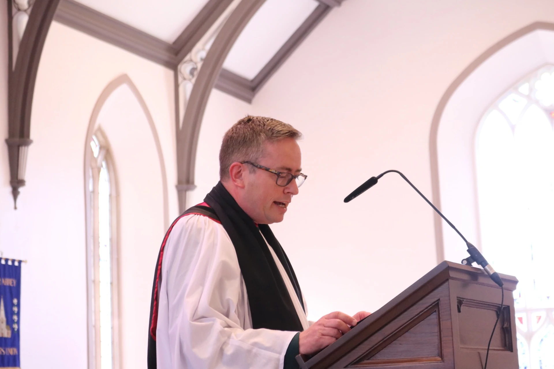 Preacher, Archdeacon David Huss