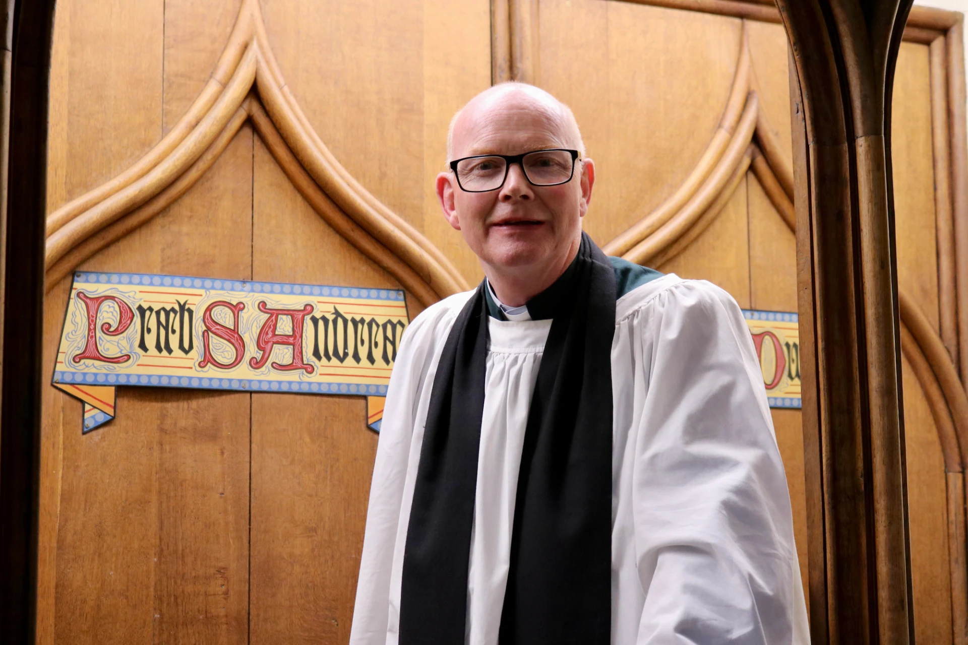 Prebendary of St Andrews in his stall