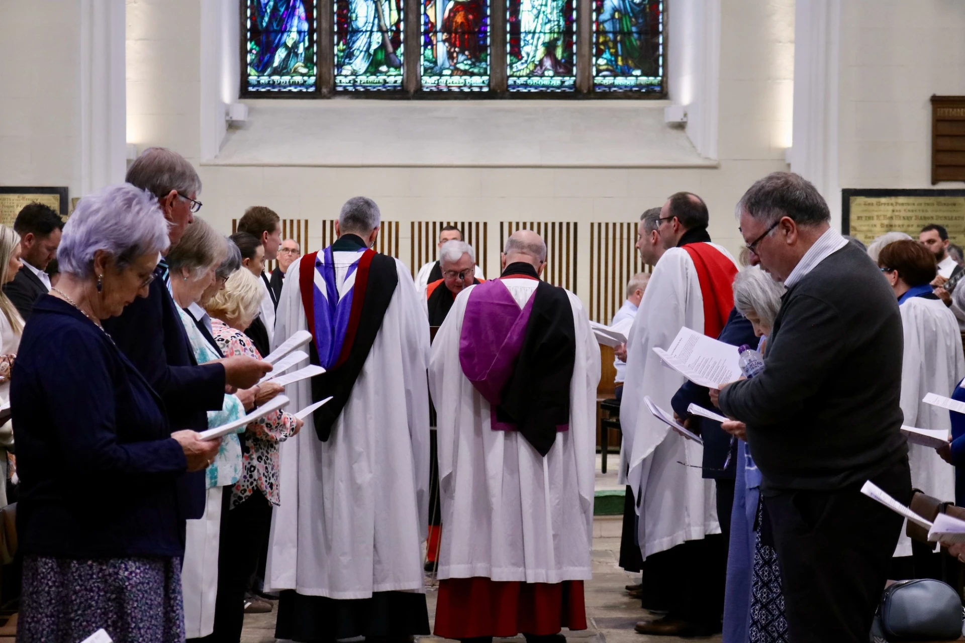 Matthew and Kyle are presented by the Archdeacons