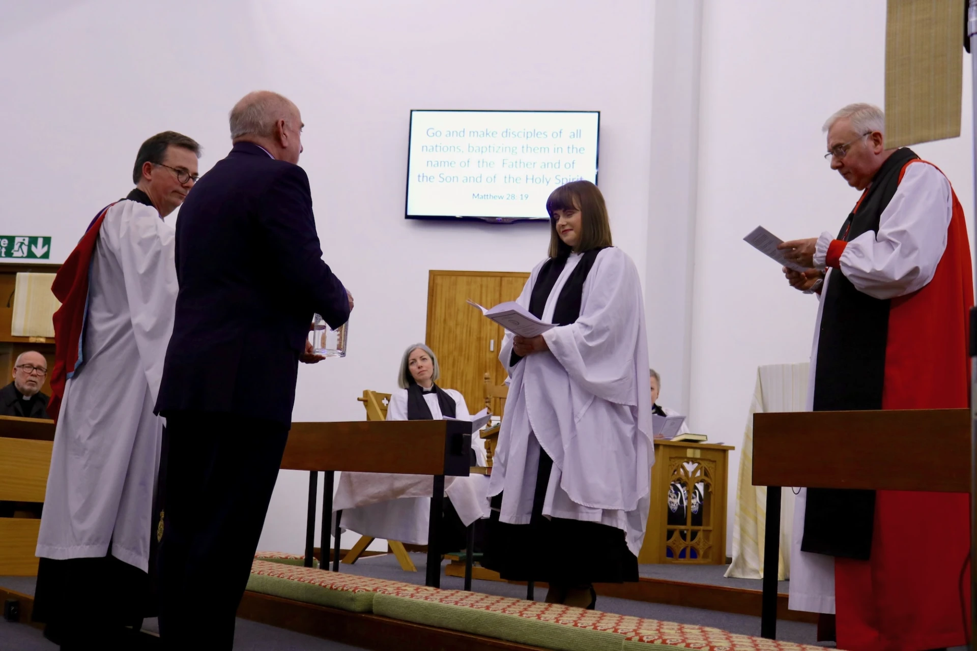 Presentation of water