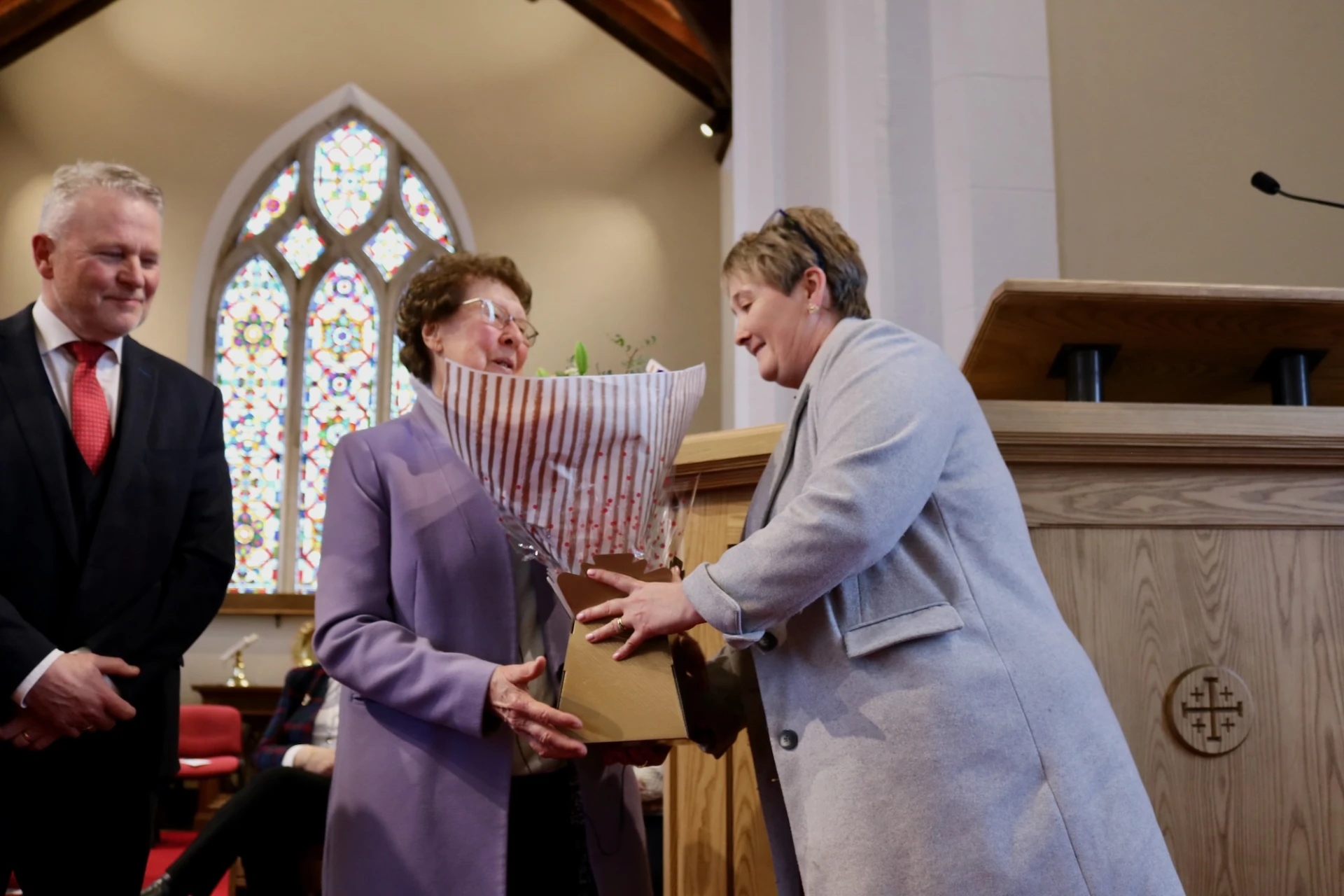 Presentation to Mrs Shirley Crutchley