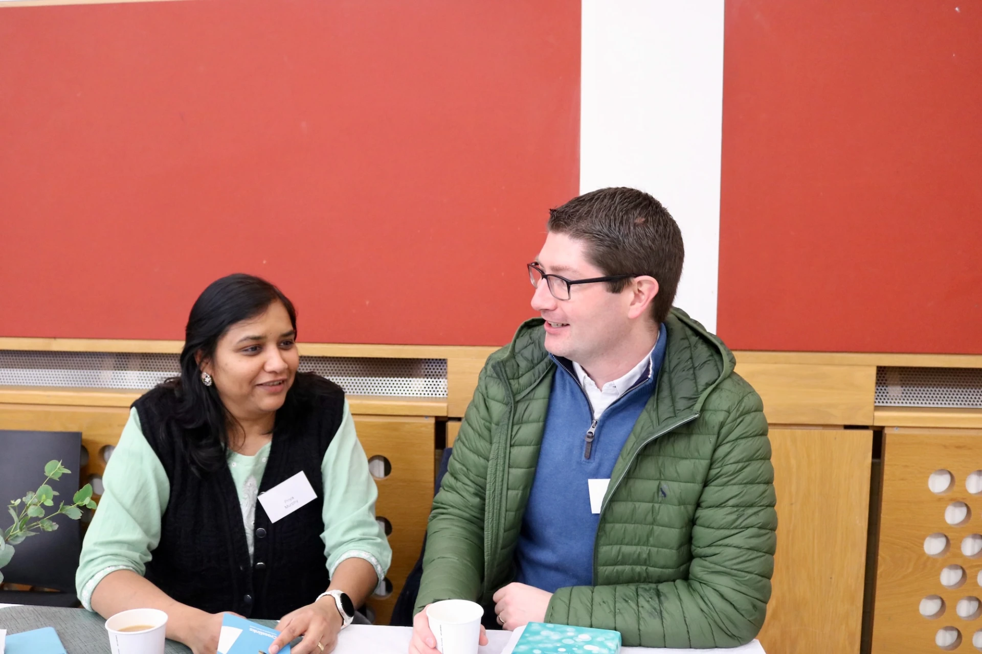 Priya Murphy and Richard Balmer