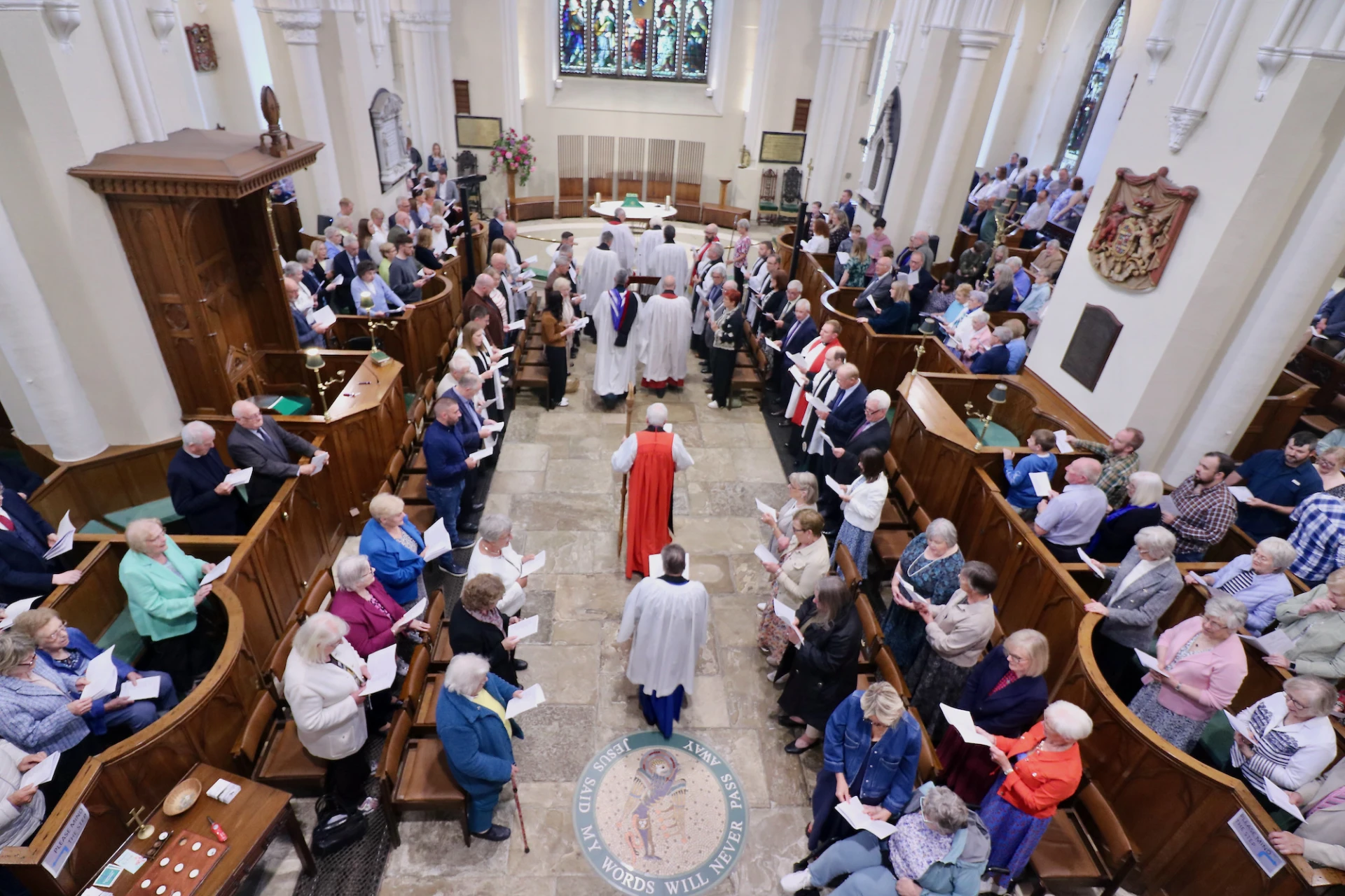 Processing into Down Cathedral