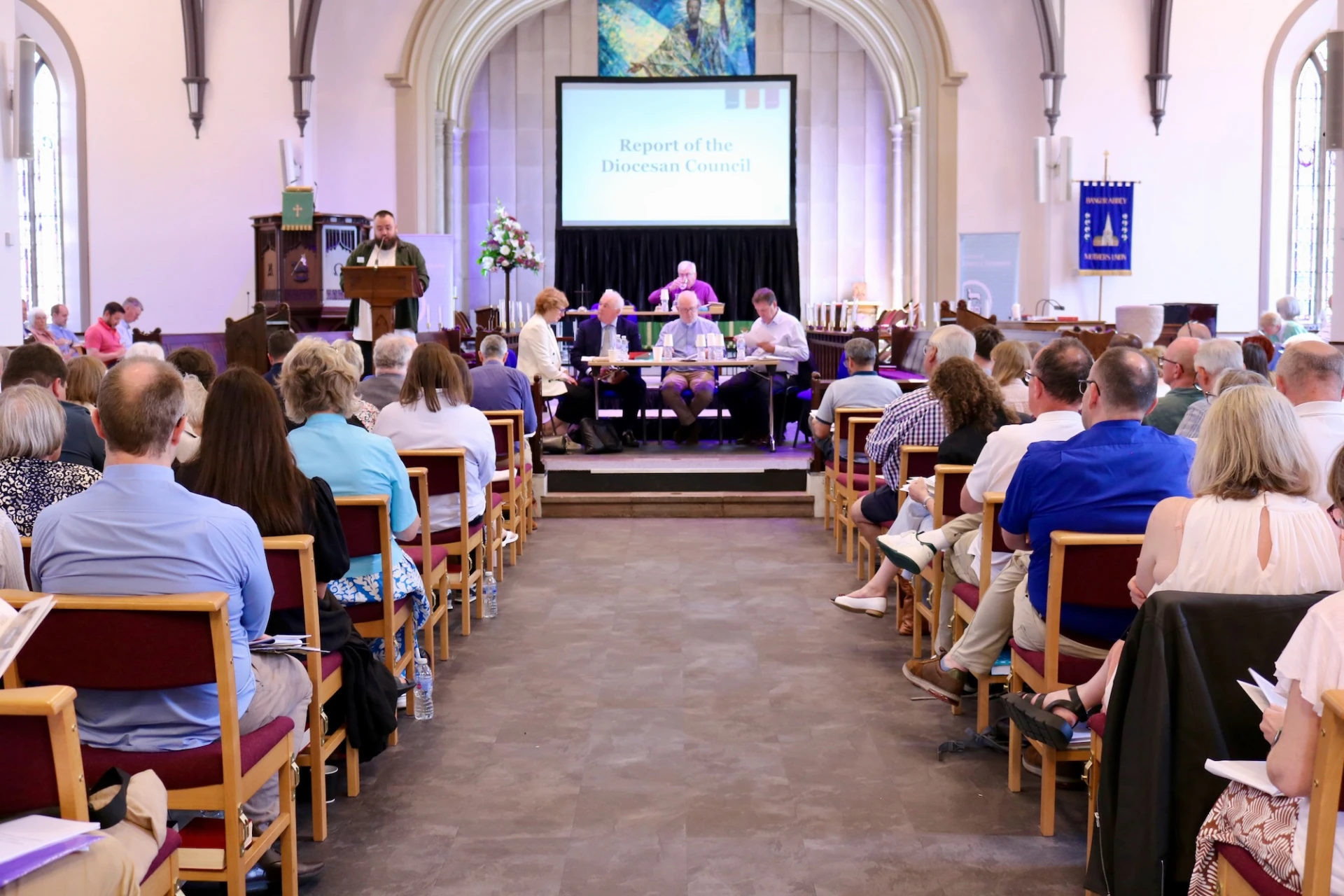 Billy Fyffe proposes the Report of the Diocesan Council