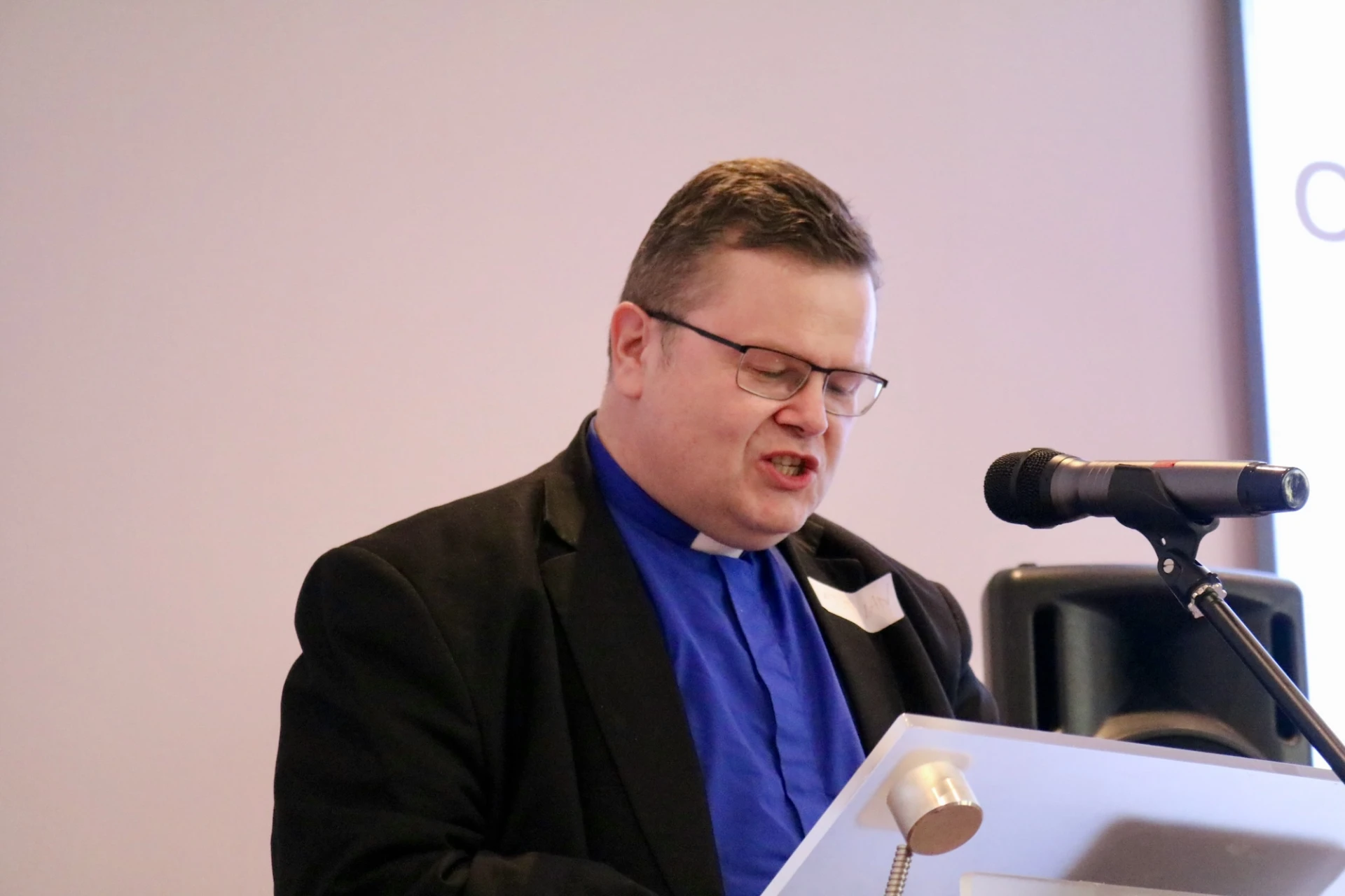 Revd Adrian Dorrian (Raphoe) leads liturgical worship