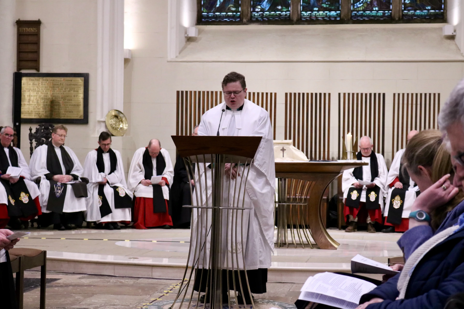 Revd Adrian Dorrian leads the intercessions