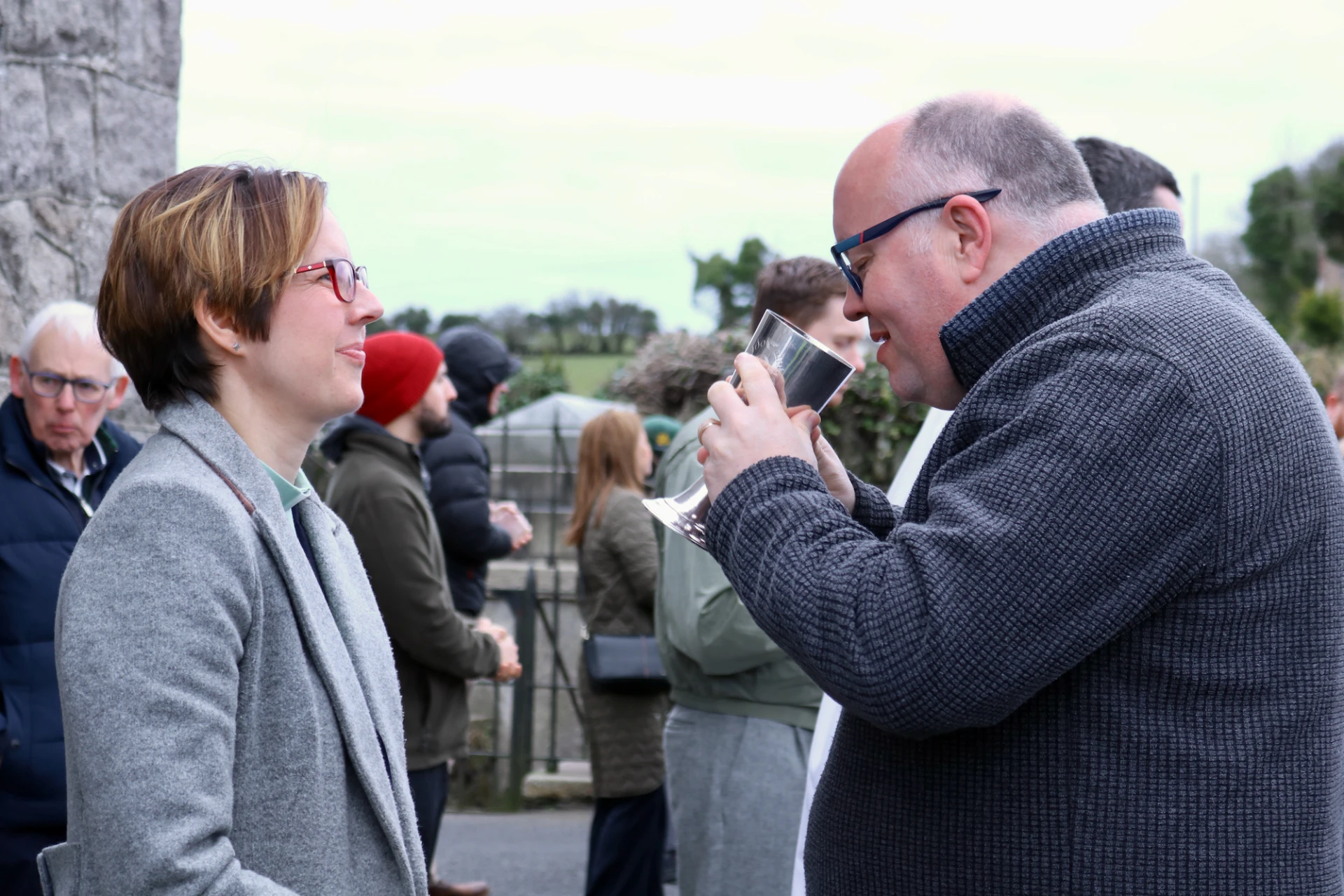 Revd Claire Aylward and Revd Willie Nixon