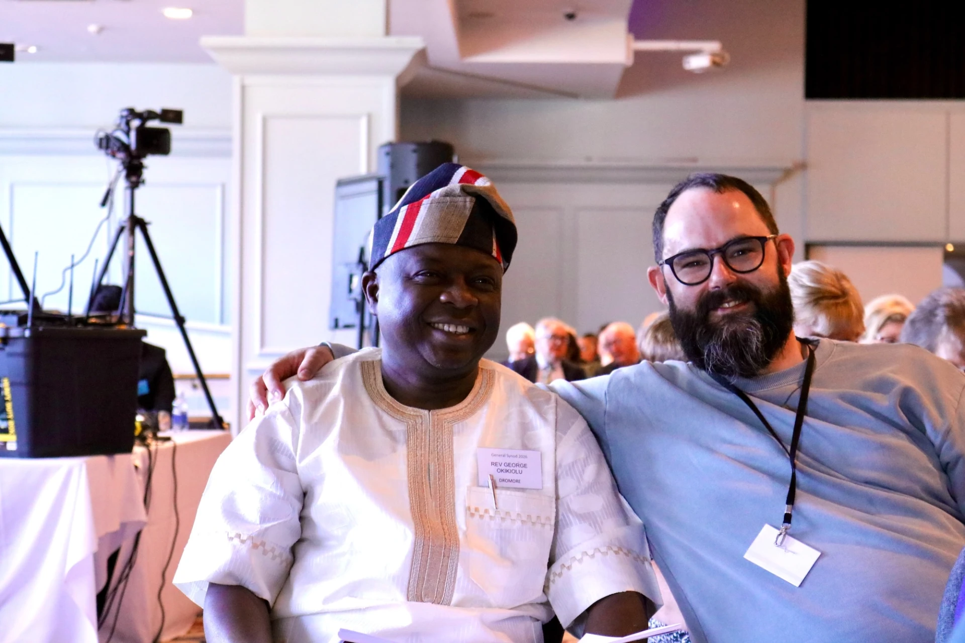 Revd George Okikiolu and Revd Andrew Irwin