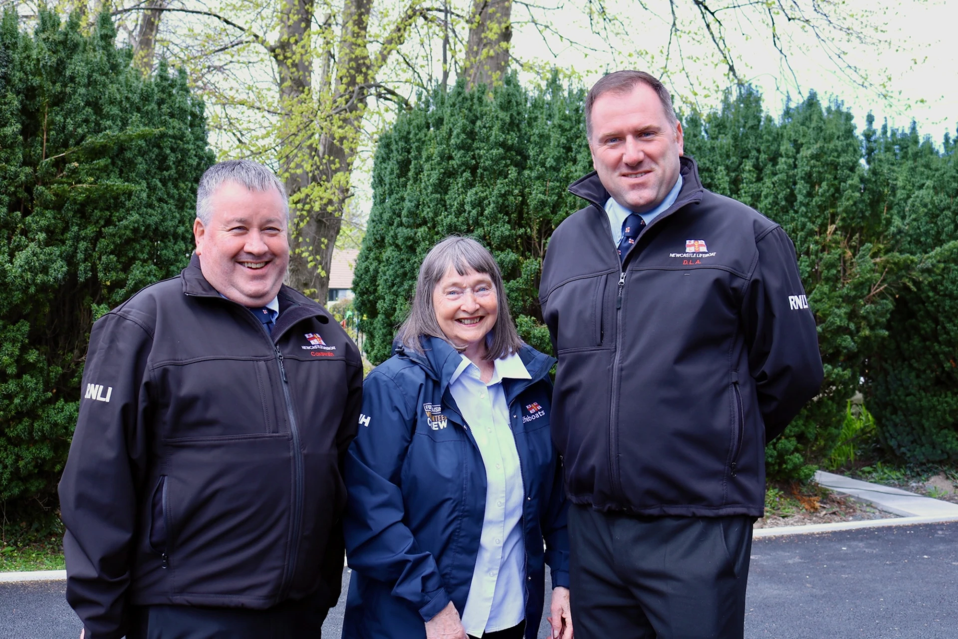 RNLI: Declan Barry, Marie McCrickard and Daniel Curran