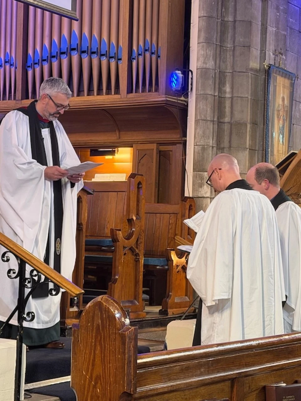 Ross is commissioned after being presented by Canon Bill Press