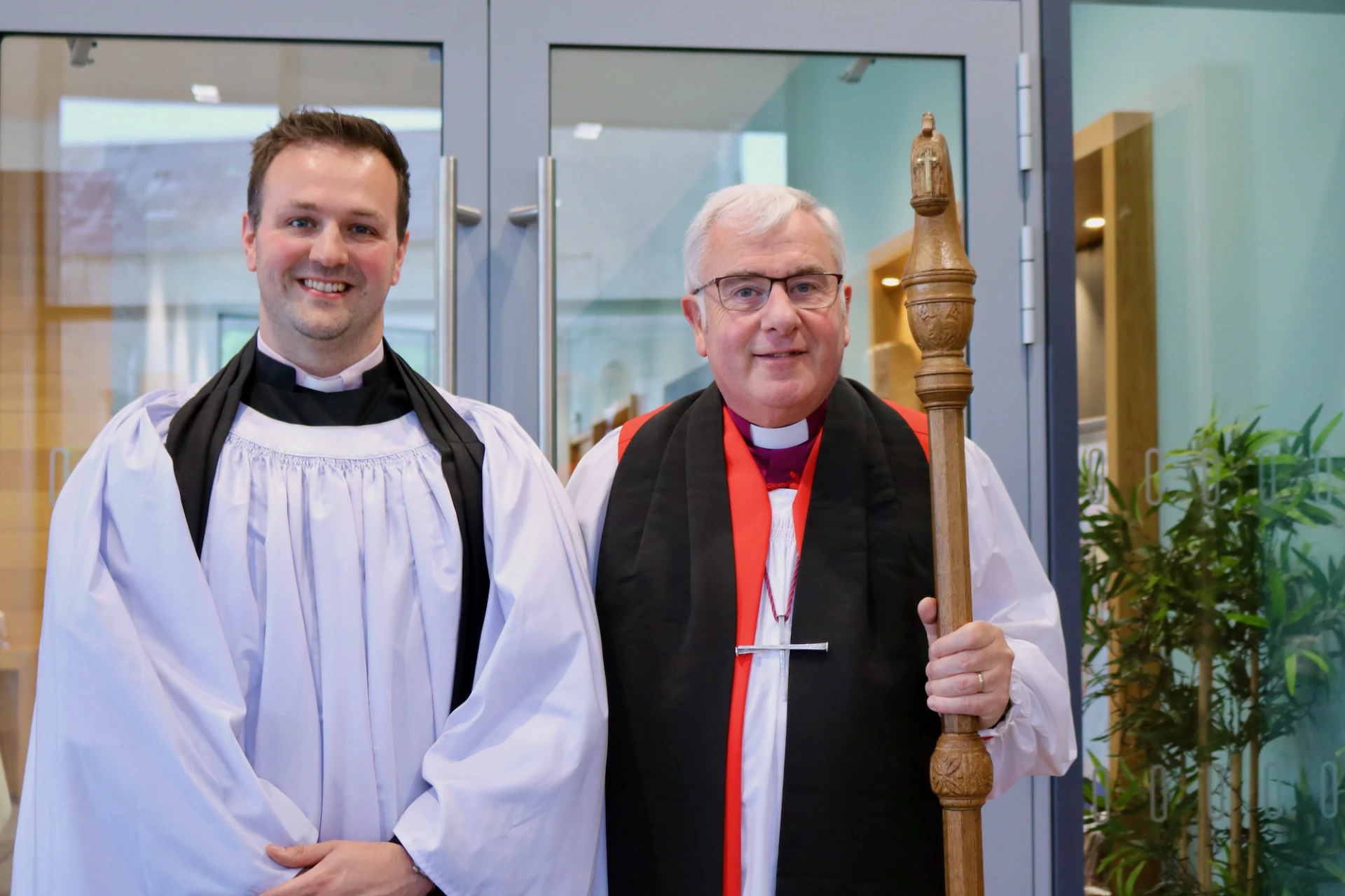 Revd Ross Mungavin and Bishop David