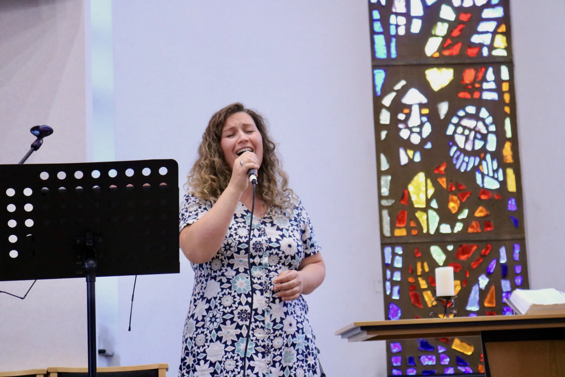 Ruth sings for us