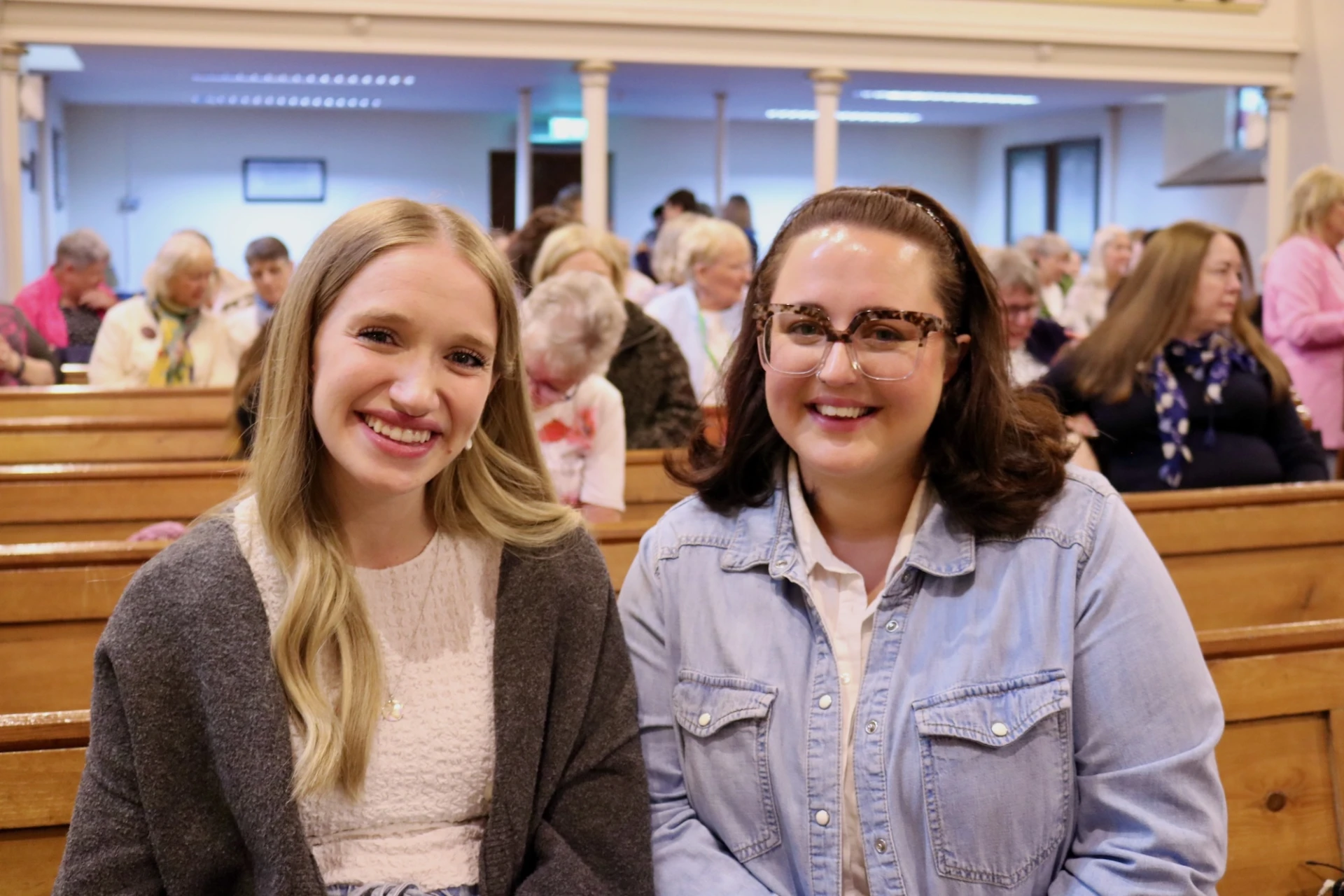 Worship led by Sarah and Leanne