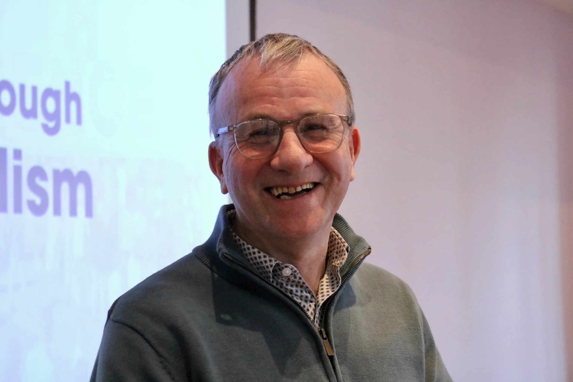 Seminar leader Capt George Newell (Down)