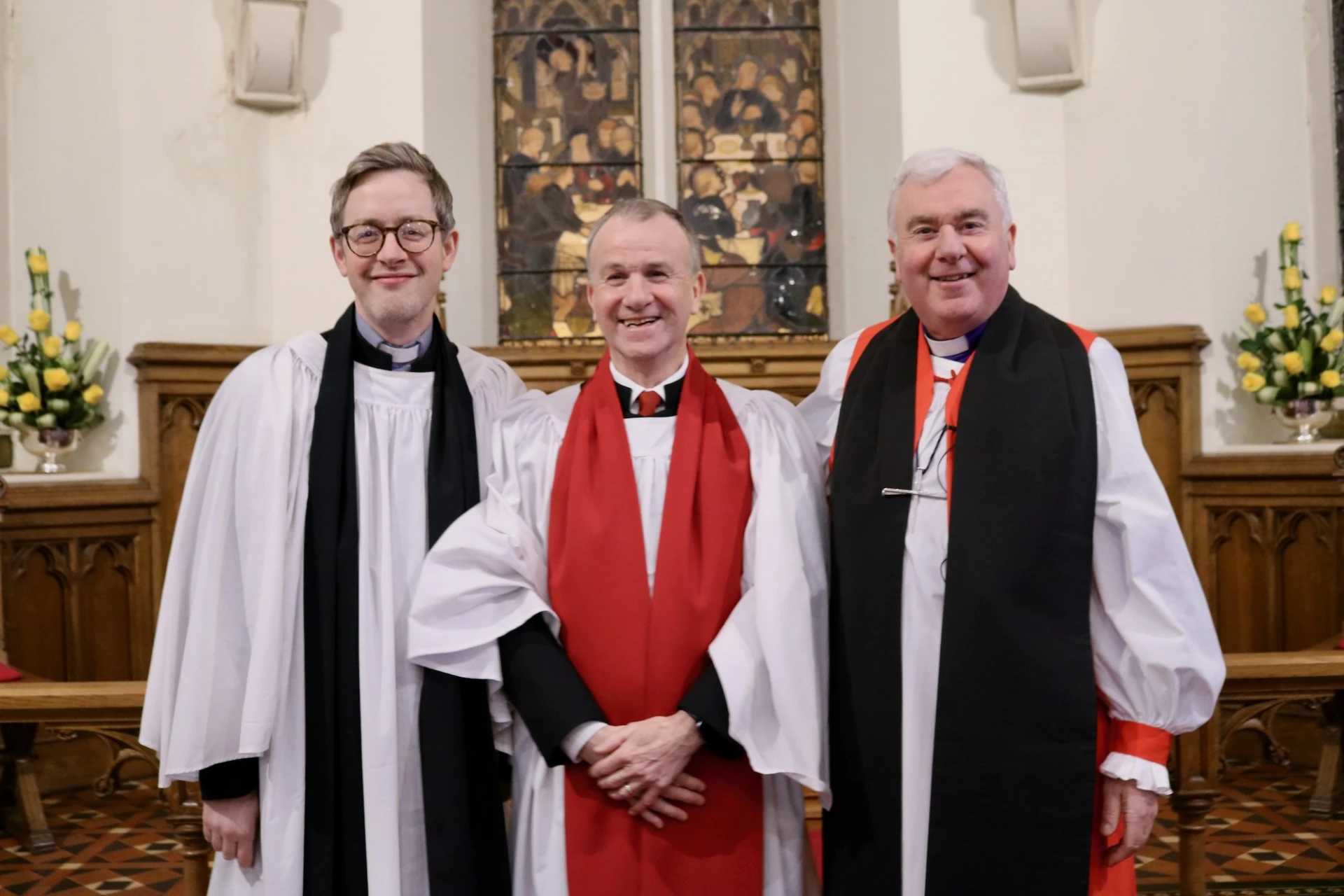 Revd Simon Genoe (preacher), Capt George Newell and Bishop David