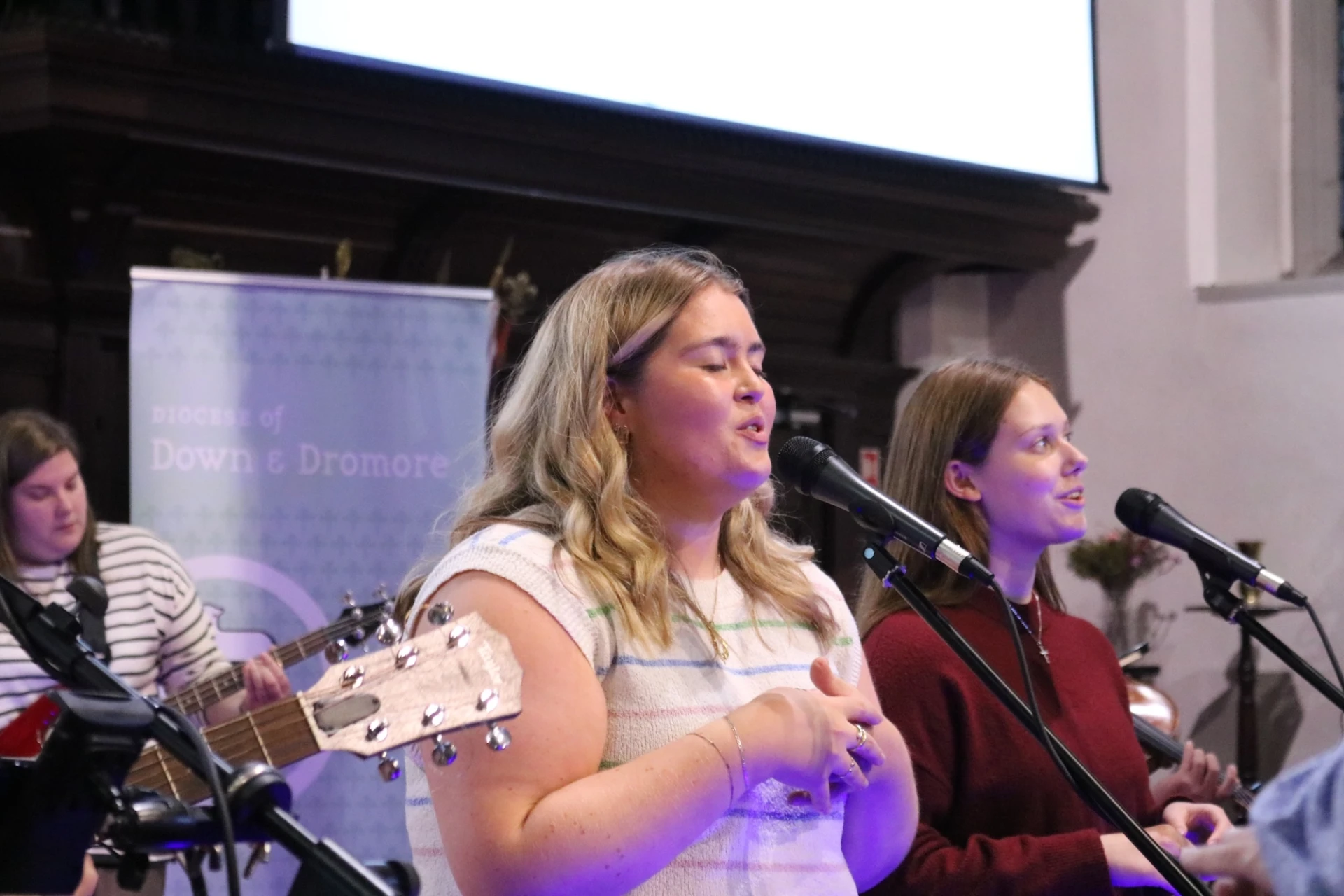 Singers leading us