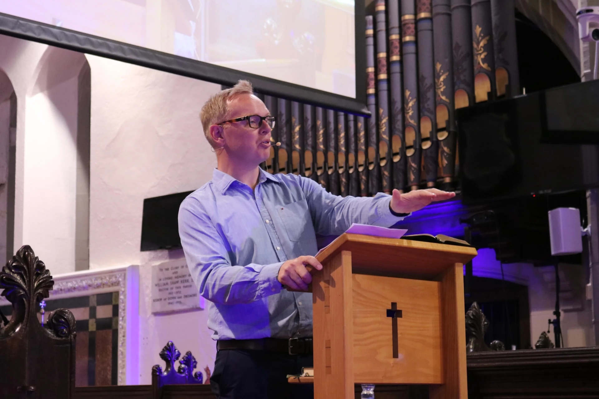 Tim Robinson teaching