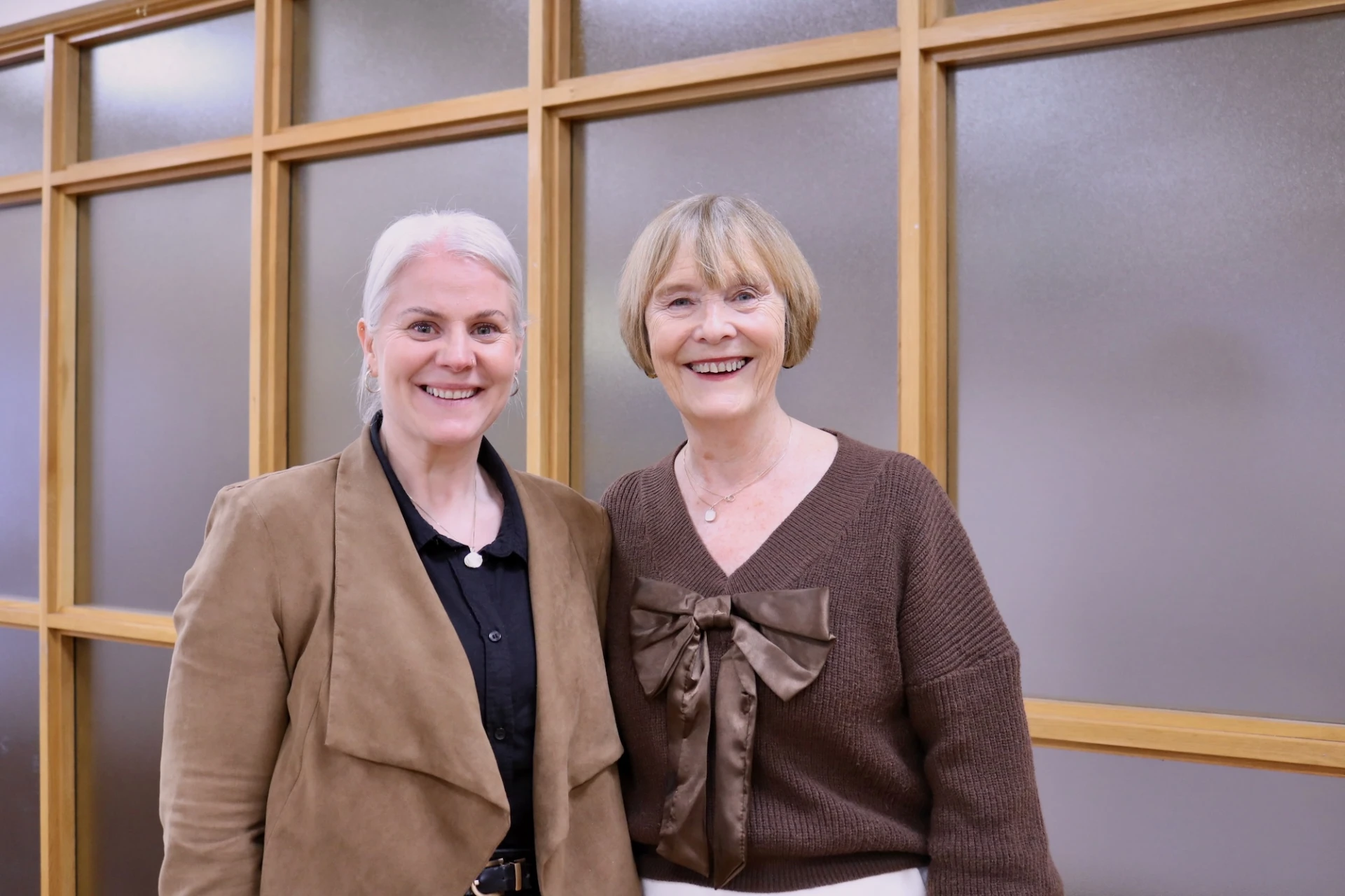 Our guest speakers Tash McBride and Priscilla Reid