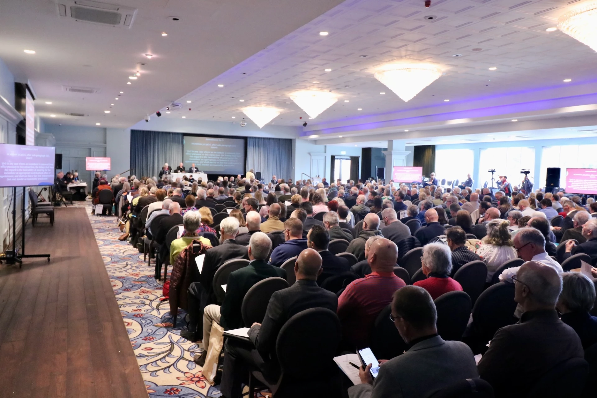 Synod Hall on Day 2