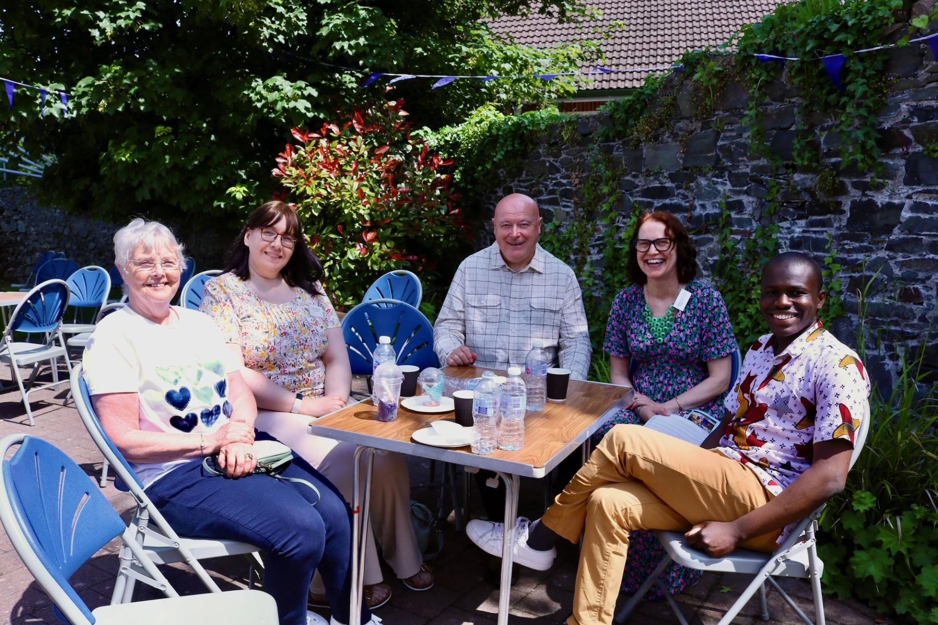 Synod members from St Donard's Bloomfield at lunch