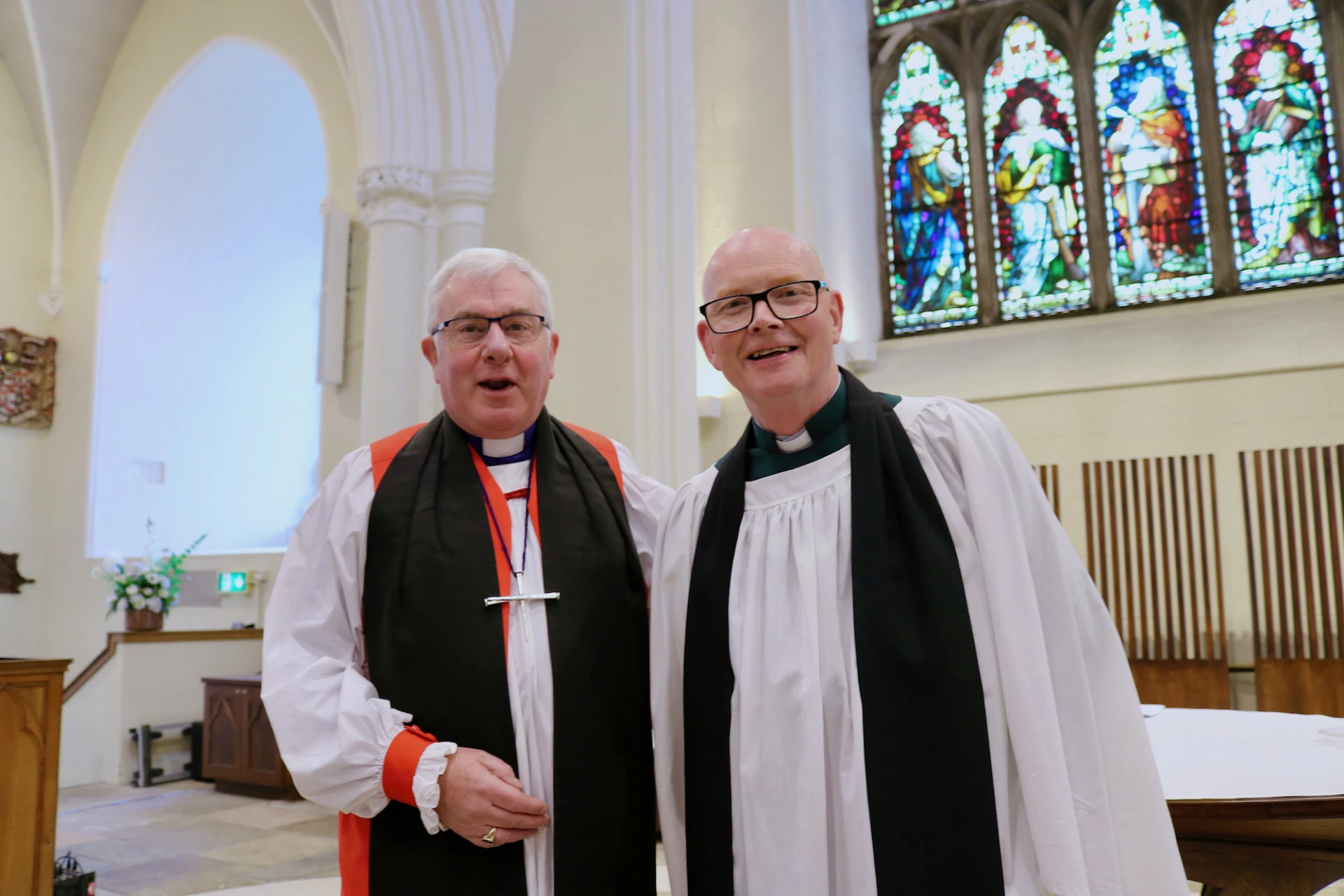 The bishop and new canon