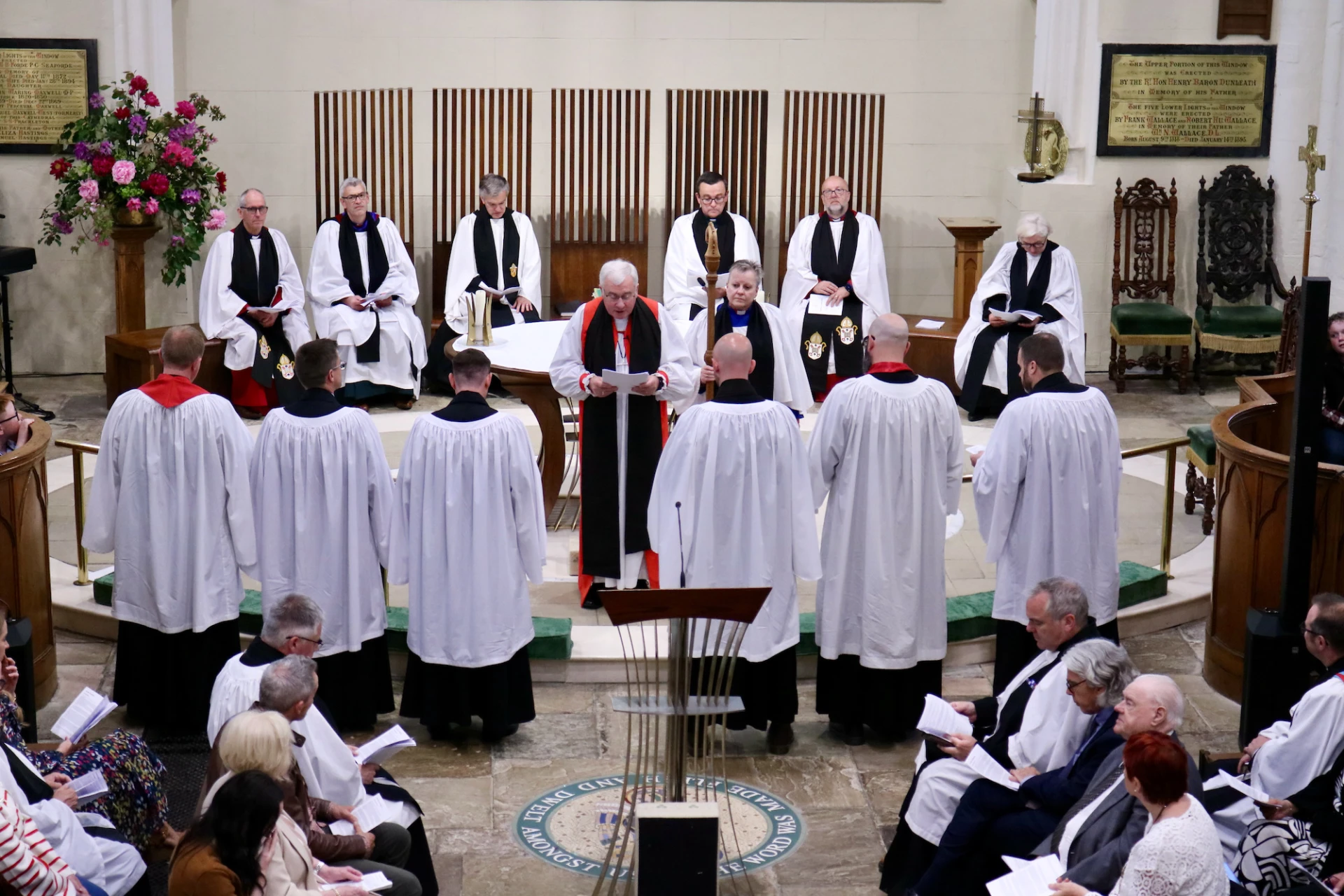 The ordinands make their declarations