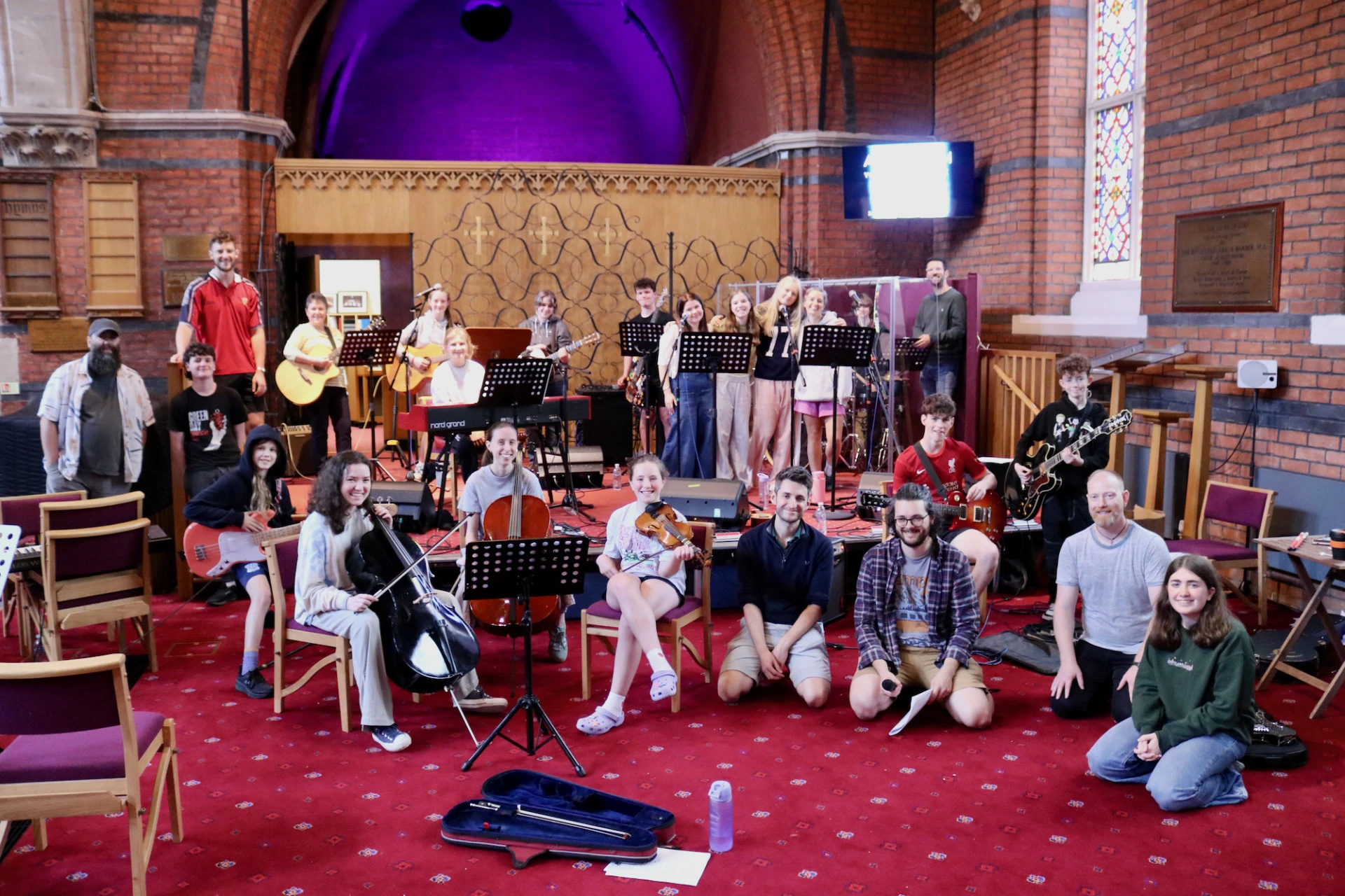 The group and teachers