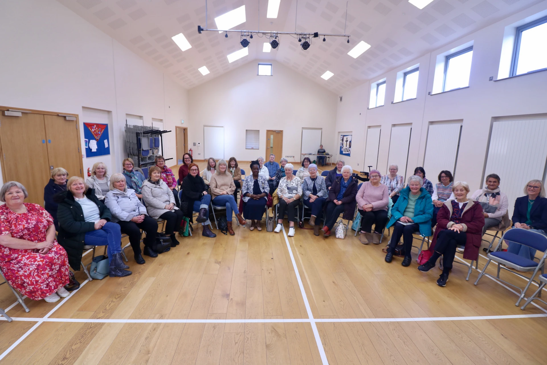 The group of ladies who came to St Donard's