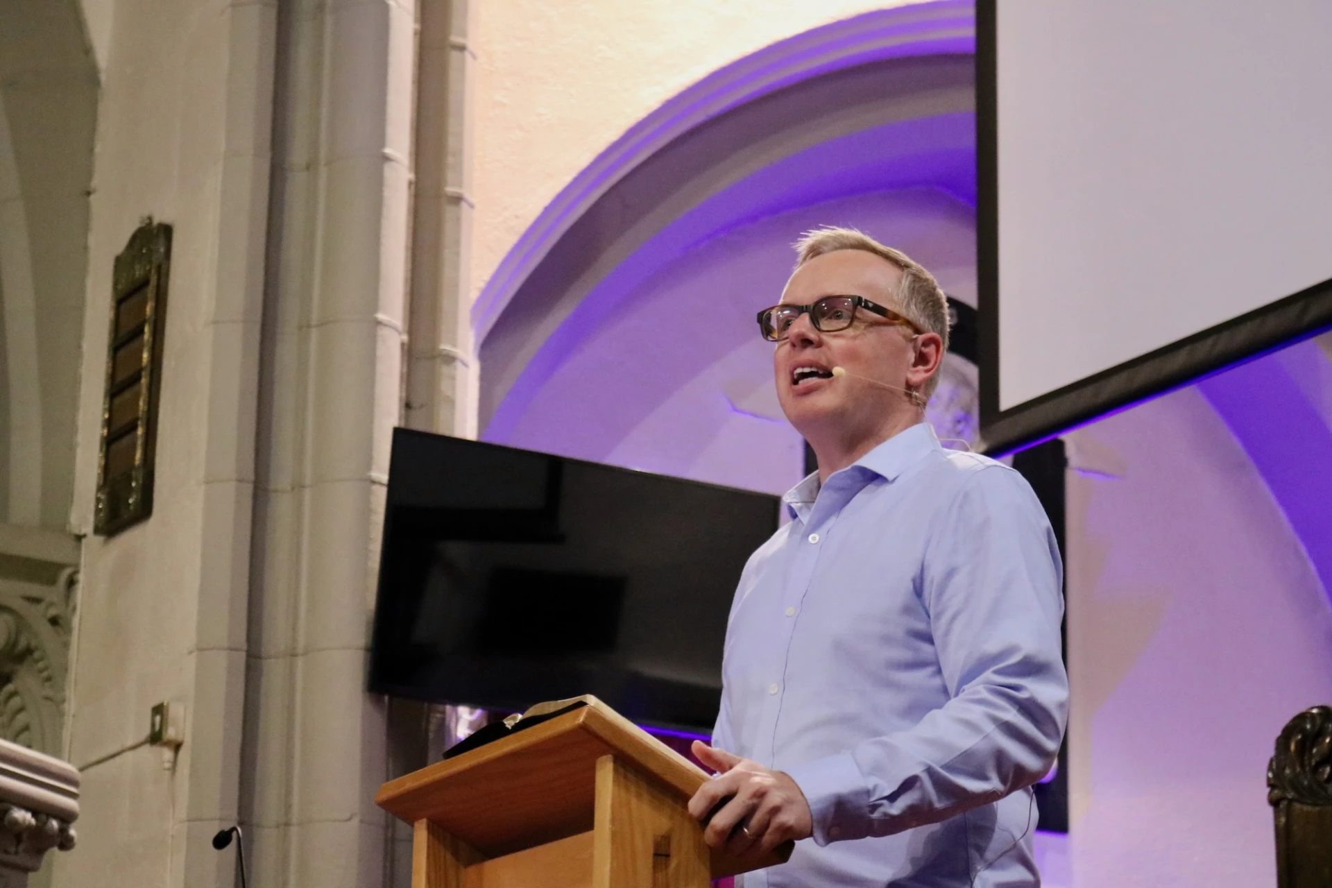 Tim delivers his second address