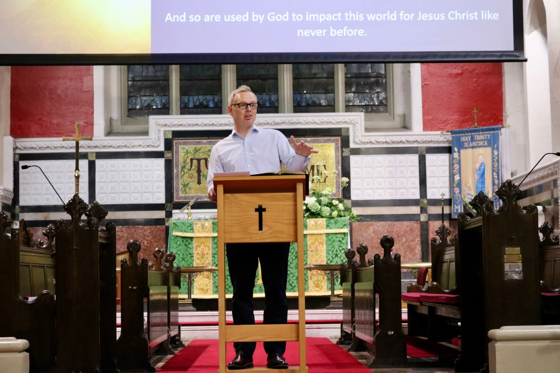Tim teaches on Thursday evening