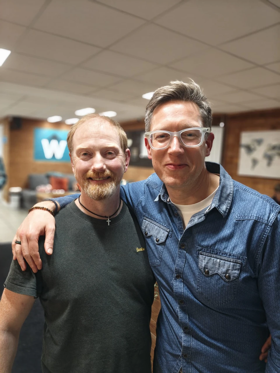 Trevor Brimage and his guest worship leader