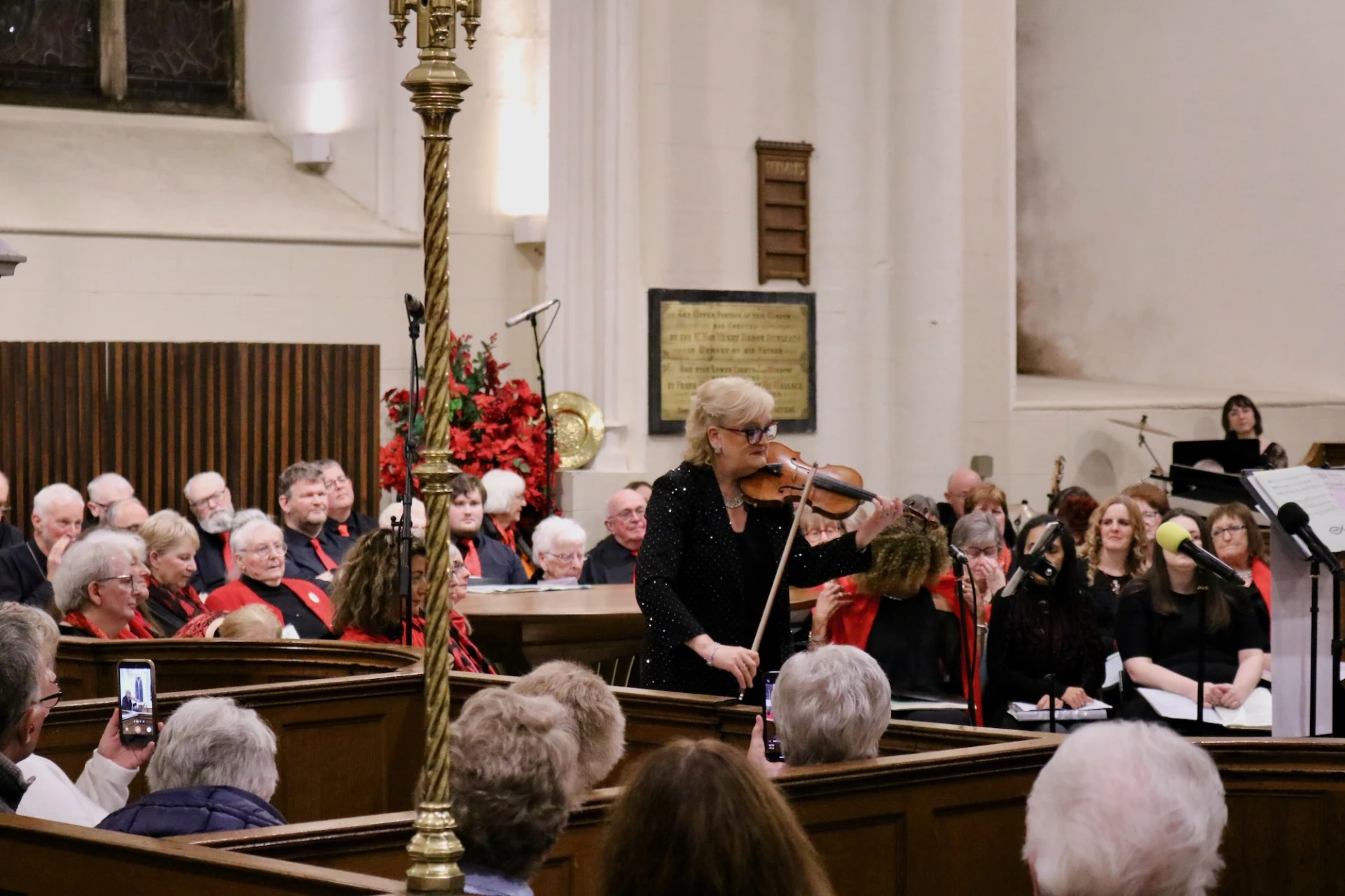 Violin solo by Hayley Howe
