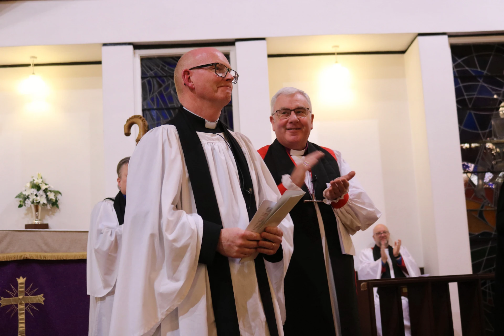 Welcome and congratulations Revd Ken